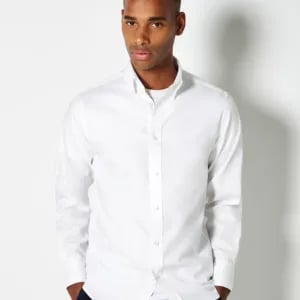 Kustom Kit Tailored Fit Premium Oxford Shirt
