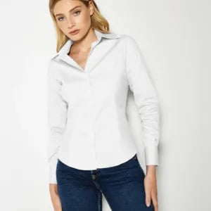Kustom Kit Women`s Tailored Fit Premium Oxford Shirt