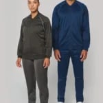 PROACT® Unisex trainingsjasje met rits en biesje