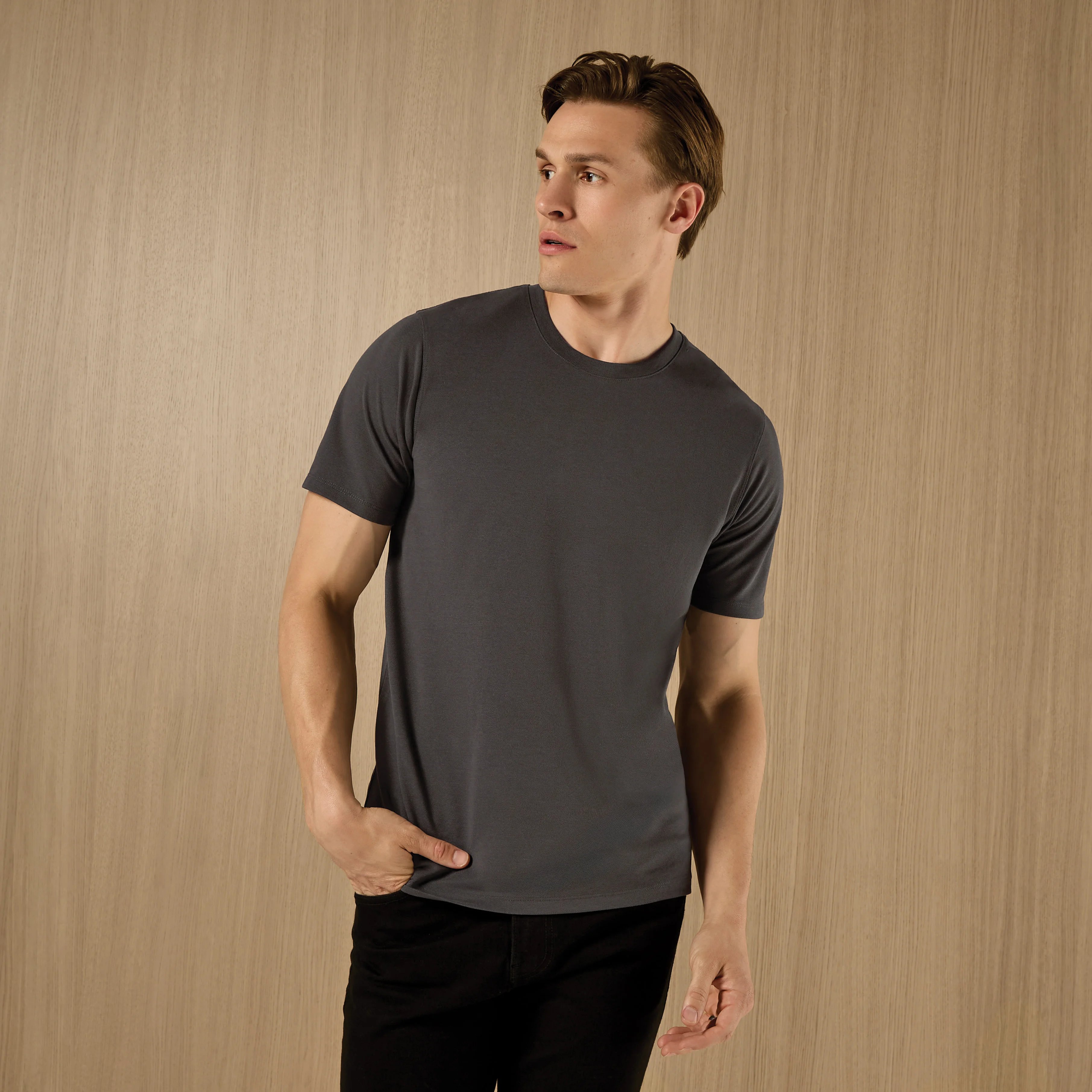 Kustom Kit Regular Fit Superwash® 60° Pique Tee