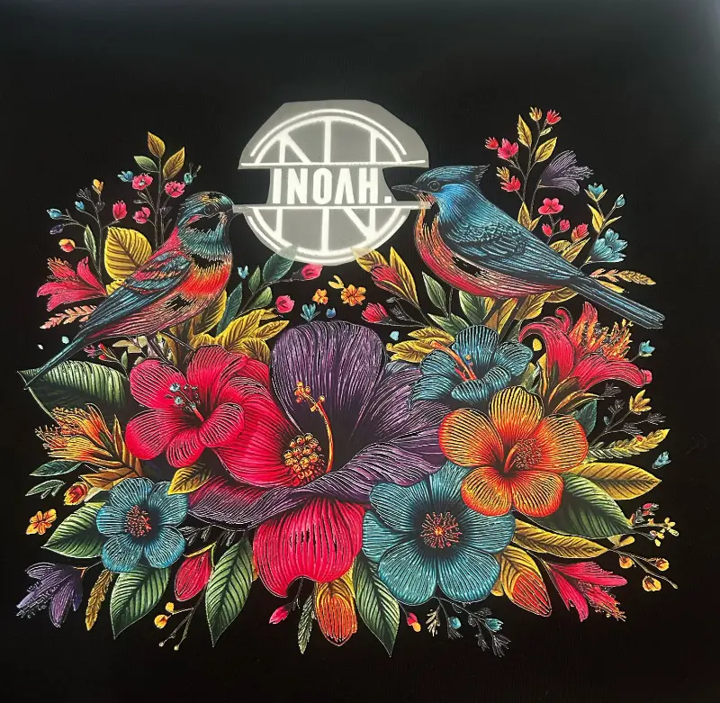 DTF prints resultaat op textiel