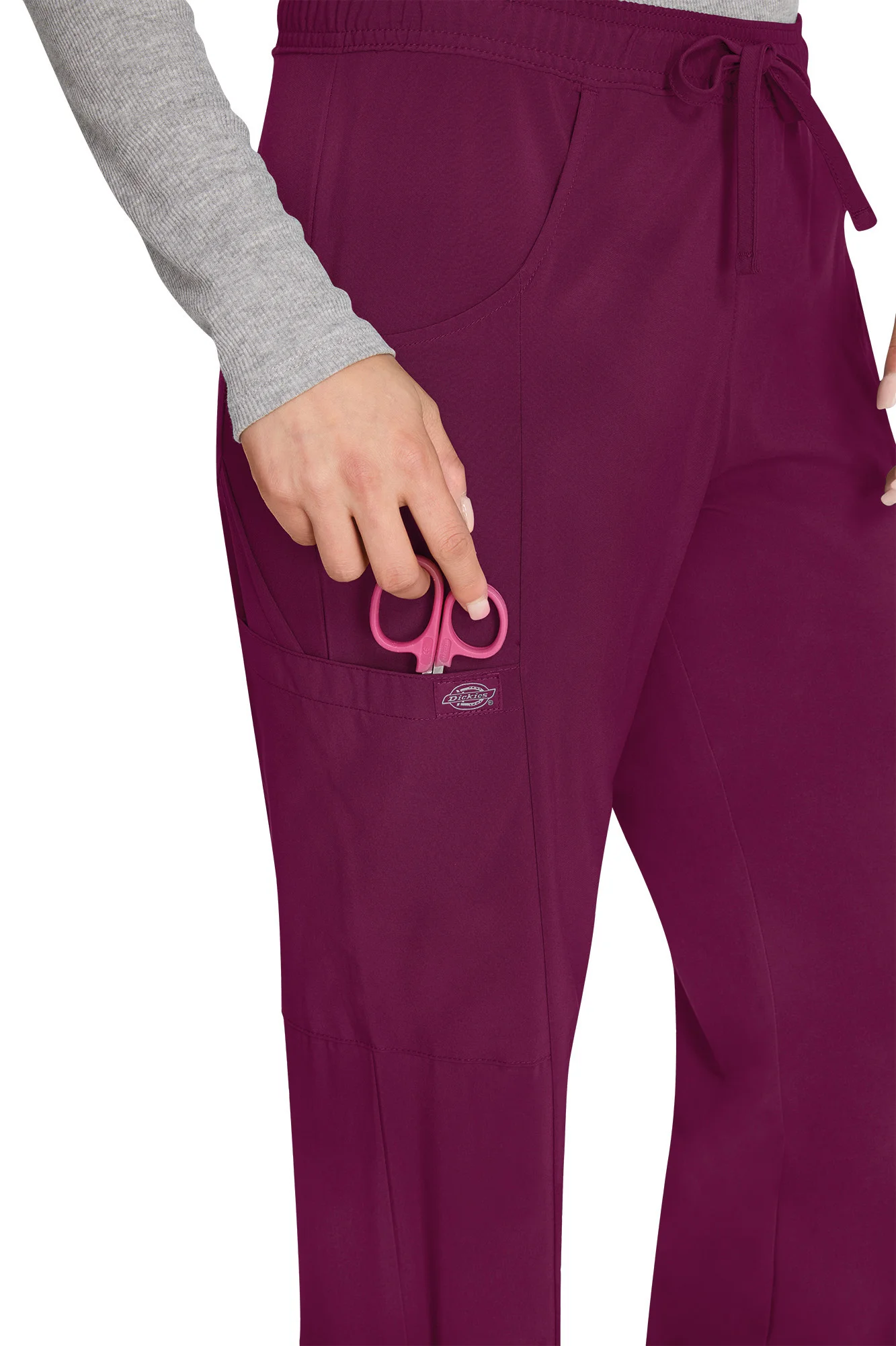 Dickies Medical Damesbroek met trekkoordje middelhoge taille