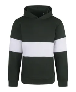 Heavyweight panelled hoodie
