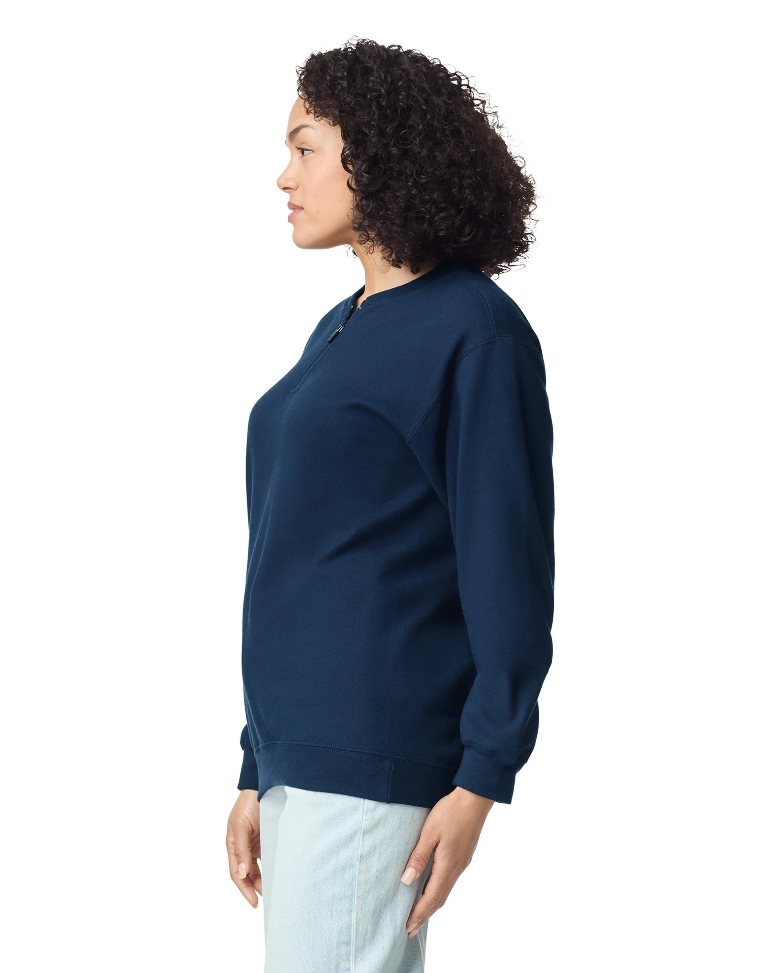 Gildan 1/4 zip fleece sweater