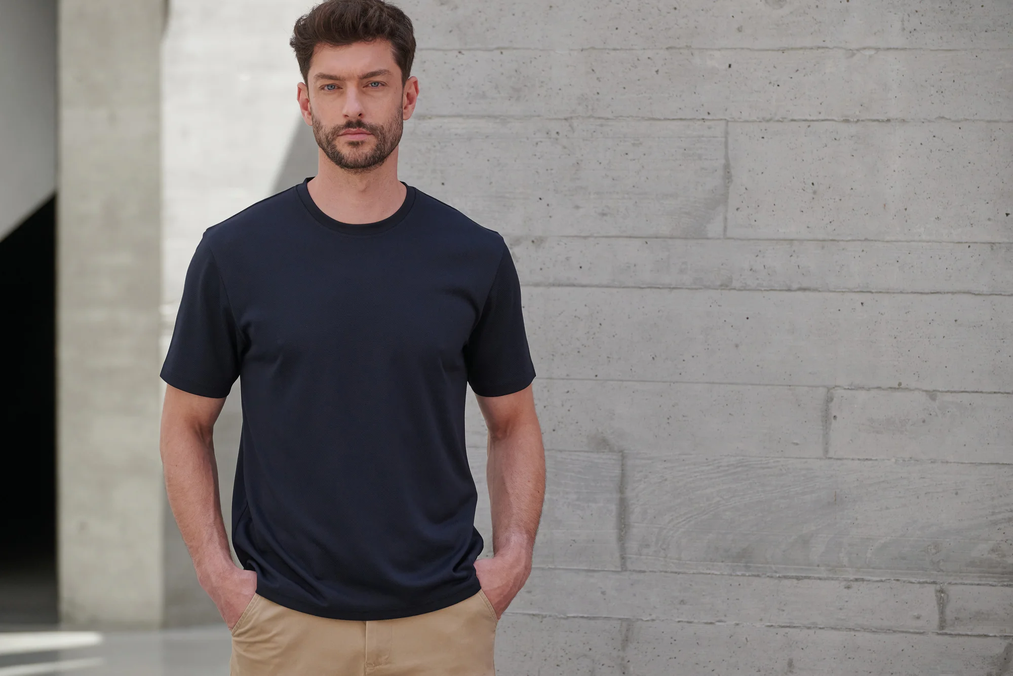 Henbury Uniseks T-shirt Coolplus®