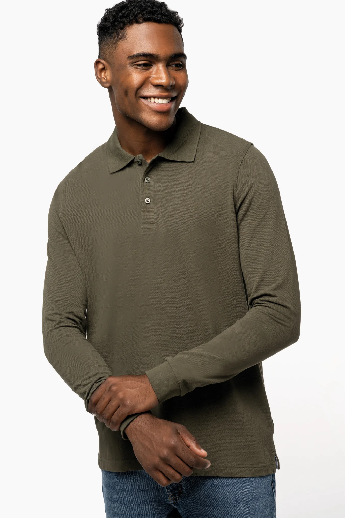 Kariban Polo lange mouwen