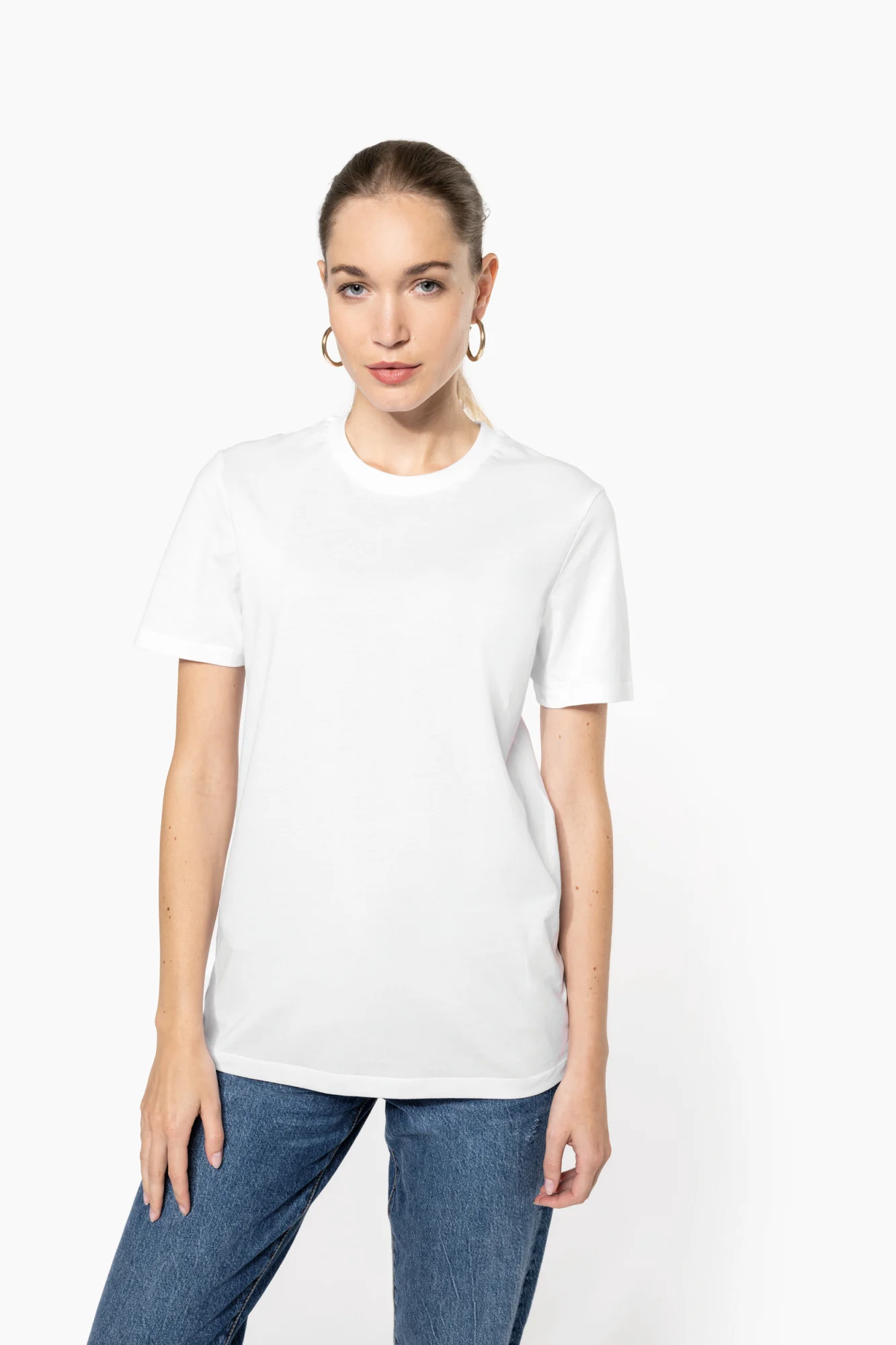 Kariban T-shirt ronde hals met korte mouwen uniseks