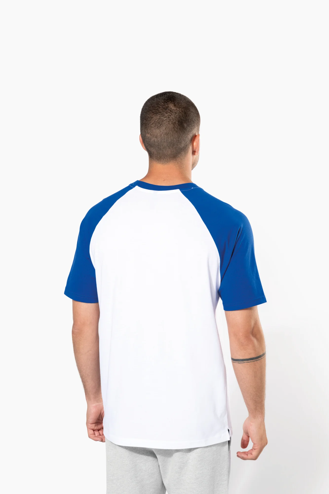 Kariban Baseball - Tweekleurig T-shirt