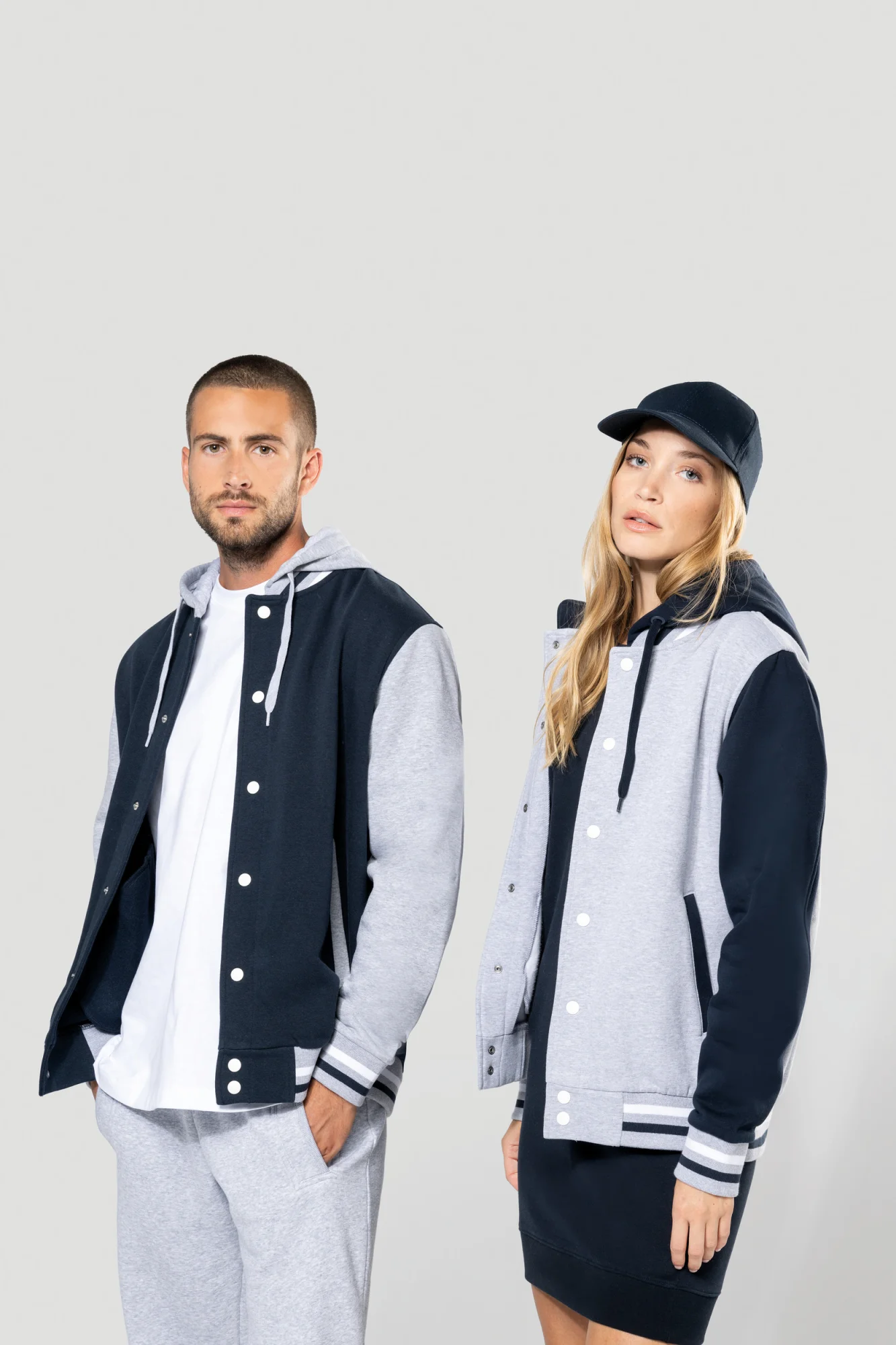 Kariban College jacket met capuchon unisex
