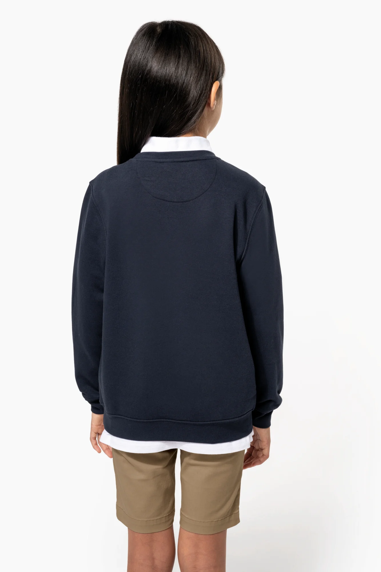 Kariban Kindersweater met ronde hals