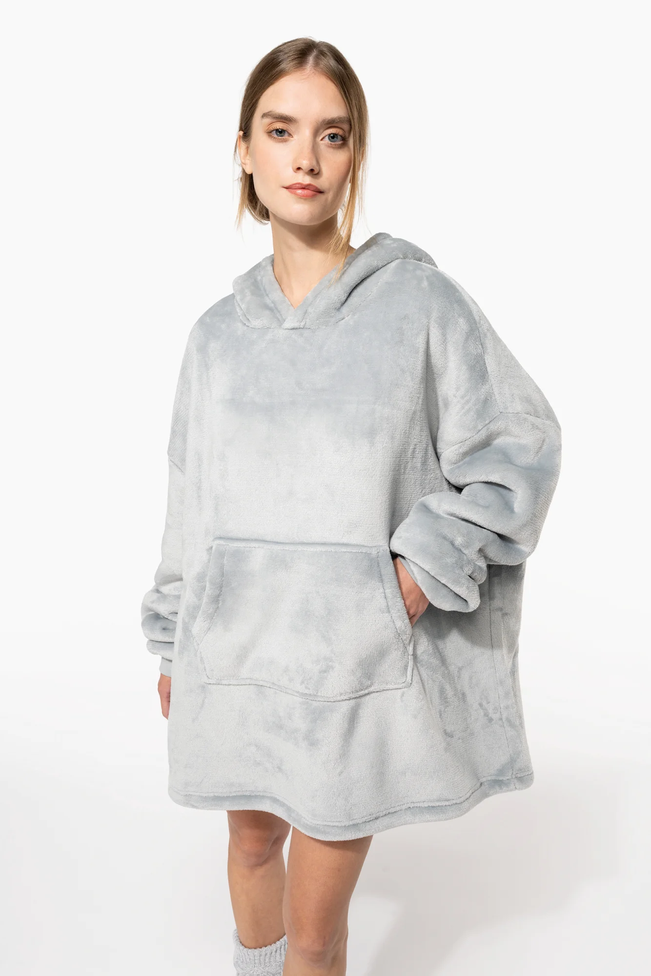 Kariban Poncho  plaid
