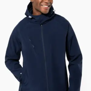 Kariban Heren softshell jas met afneembare capuchon