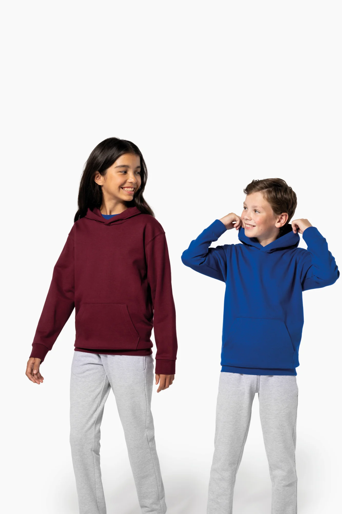 Kariban Kindersweater met capuchon