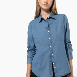 Kariban Damesblouse Denim