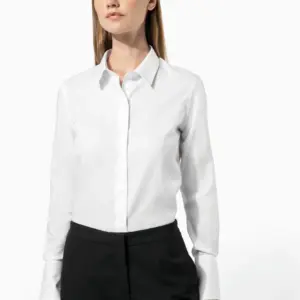 Kariban Dames non-iron blouse lange mouwen