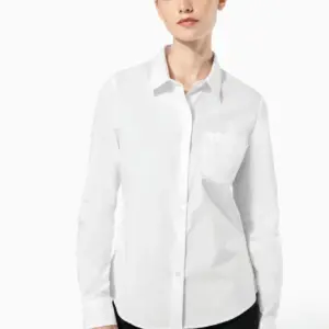 Kariban Dames poplin blouse lange mouwen