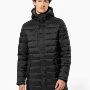 Kariban Lichte herenparka met capuchon