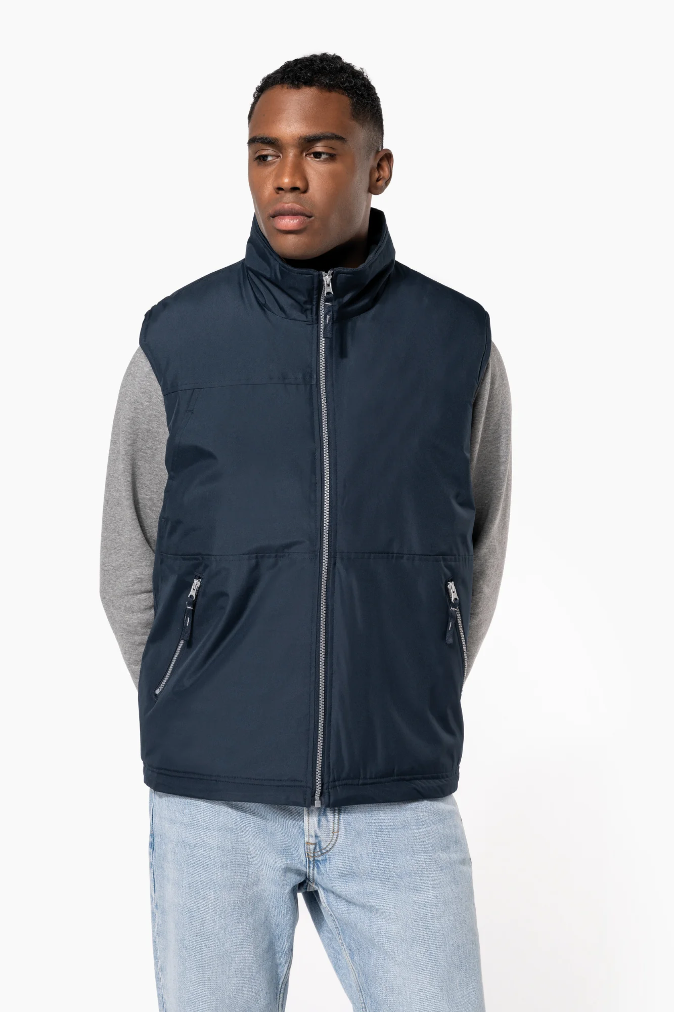 Kariban Met fleece gevoerde bodywarmer heren