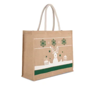 Kimood Shopper met kerstmotieven
