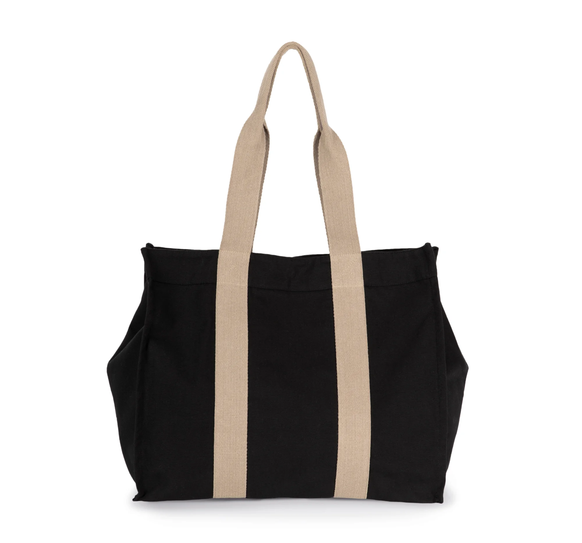 Kimood Grote, gerecyclede shopper met plooi