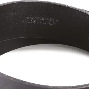 K-up Riem van leer met onafgewerkte rand - 35 mm