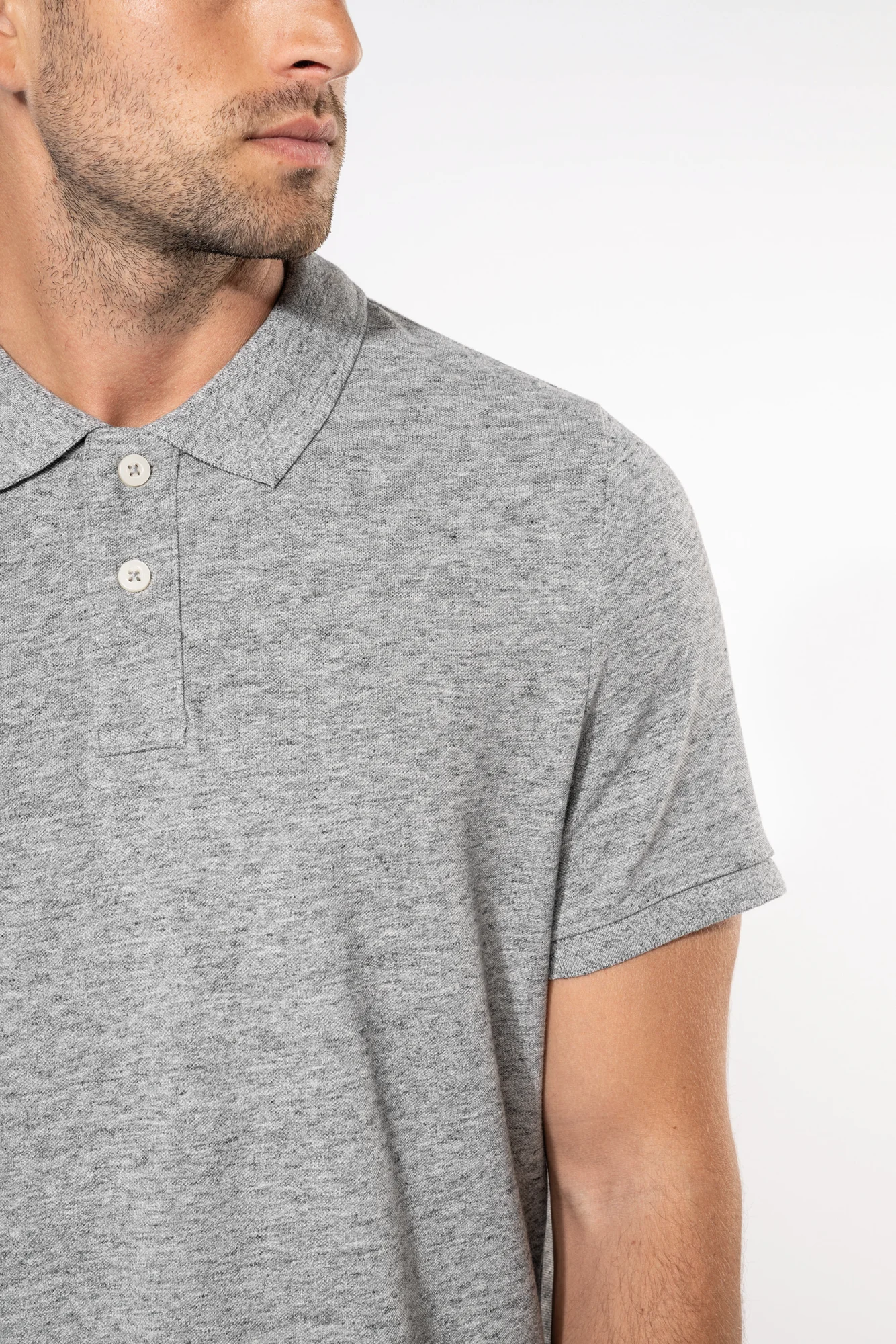 Kariban Vintage herenpolo met korte mouwen