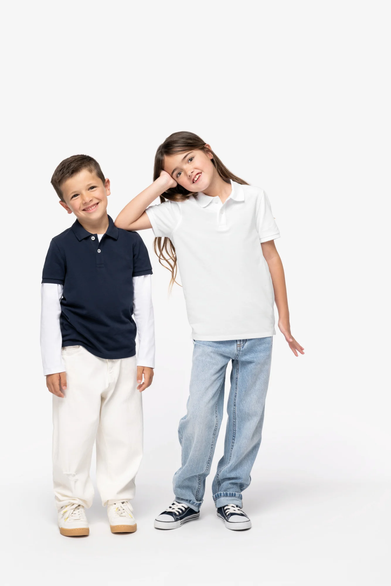 Native Spirit Ecologische kinderpolo van piquétricot