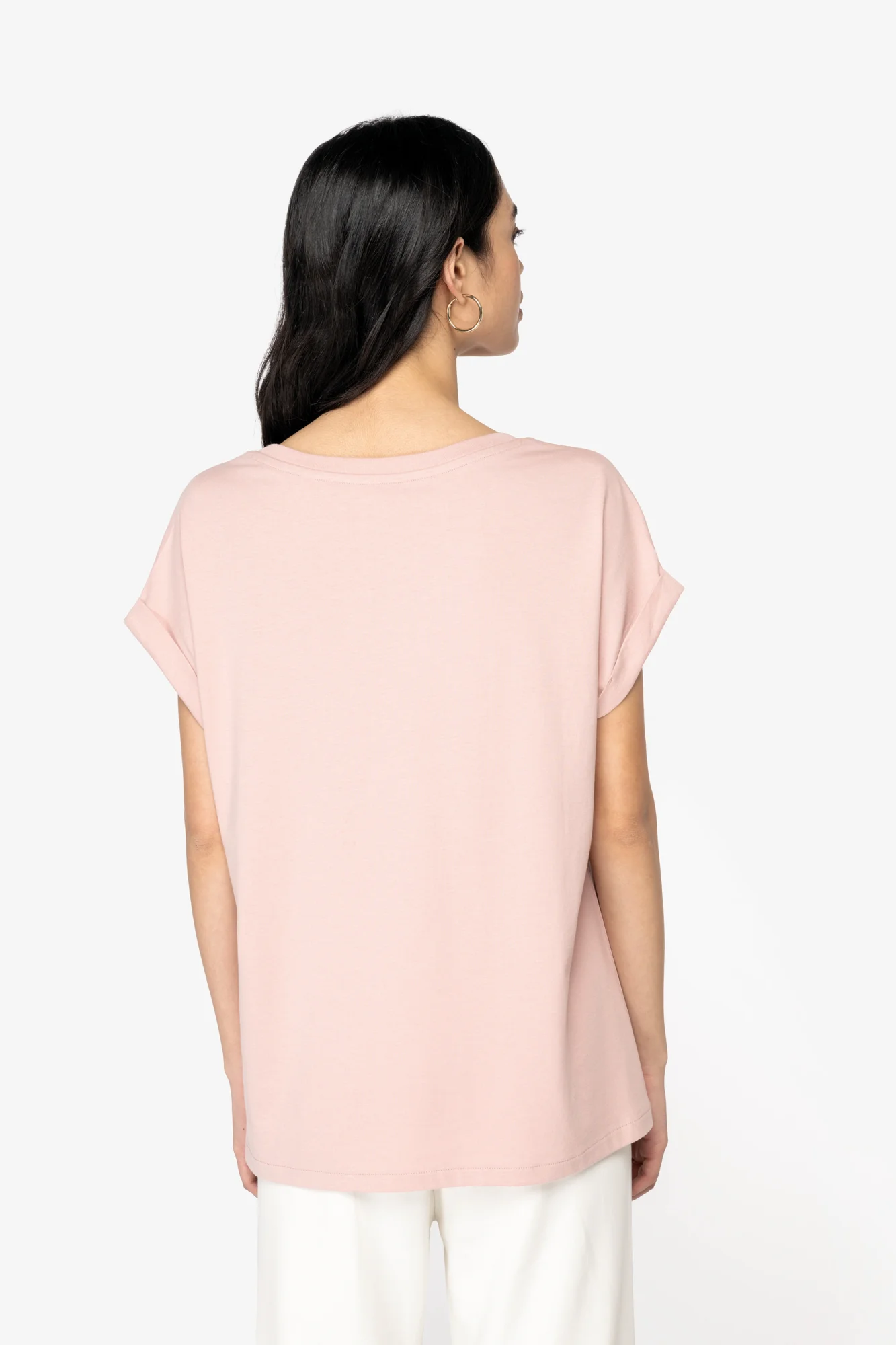 Native Spirit Ecologisch dames t-shirt met mouwen met omslag