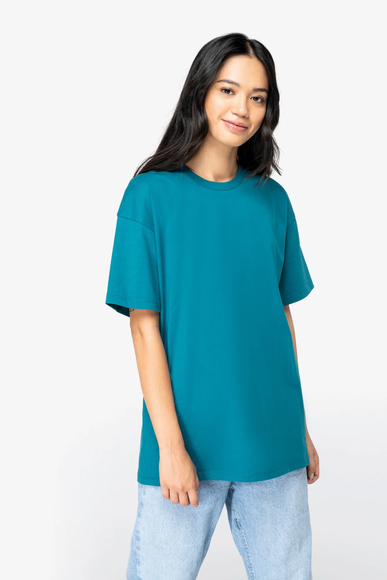Native Spirit Ecologisch uniseks T-shirt met afhangende schouders