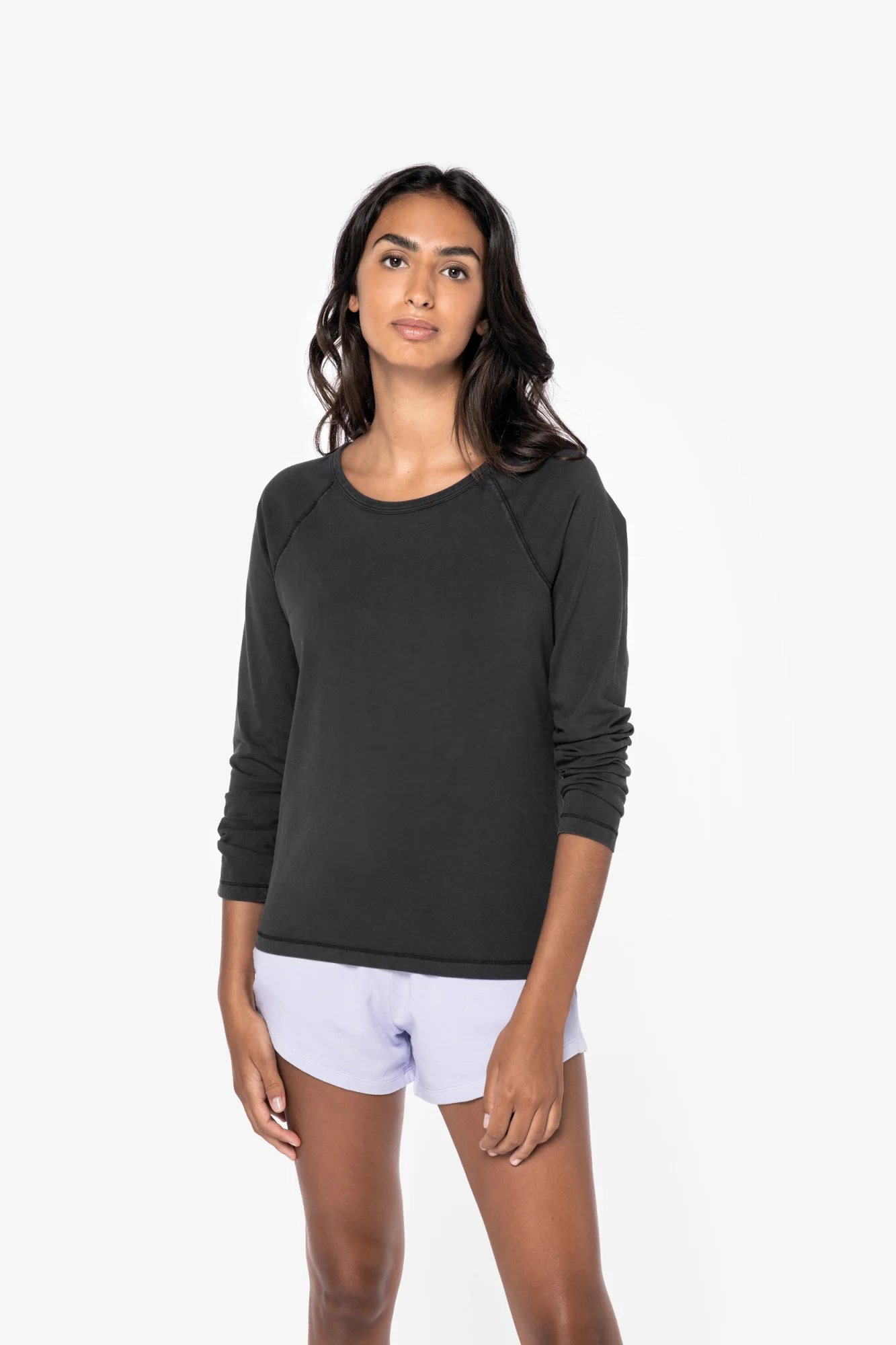 Native Spirit Ecologisch dames T-shirt met lange raglanmouwen