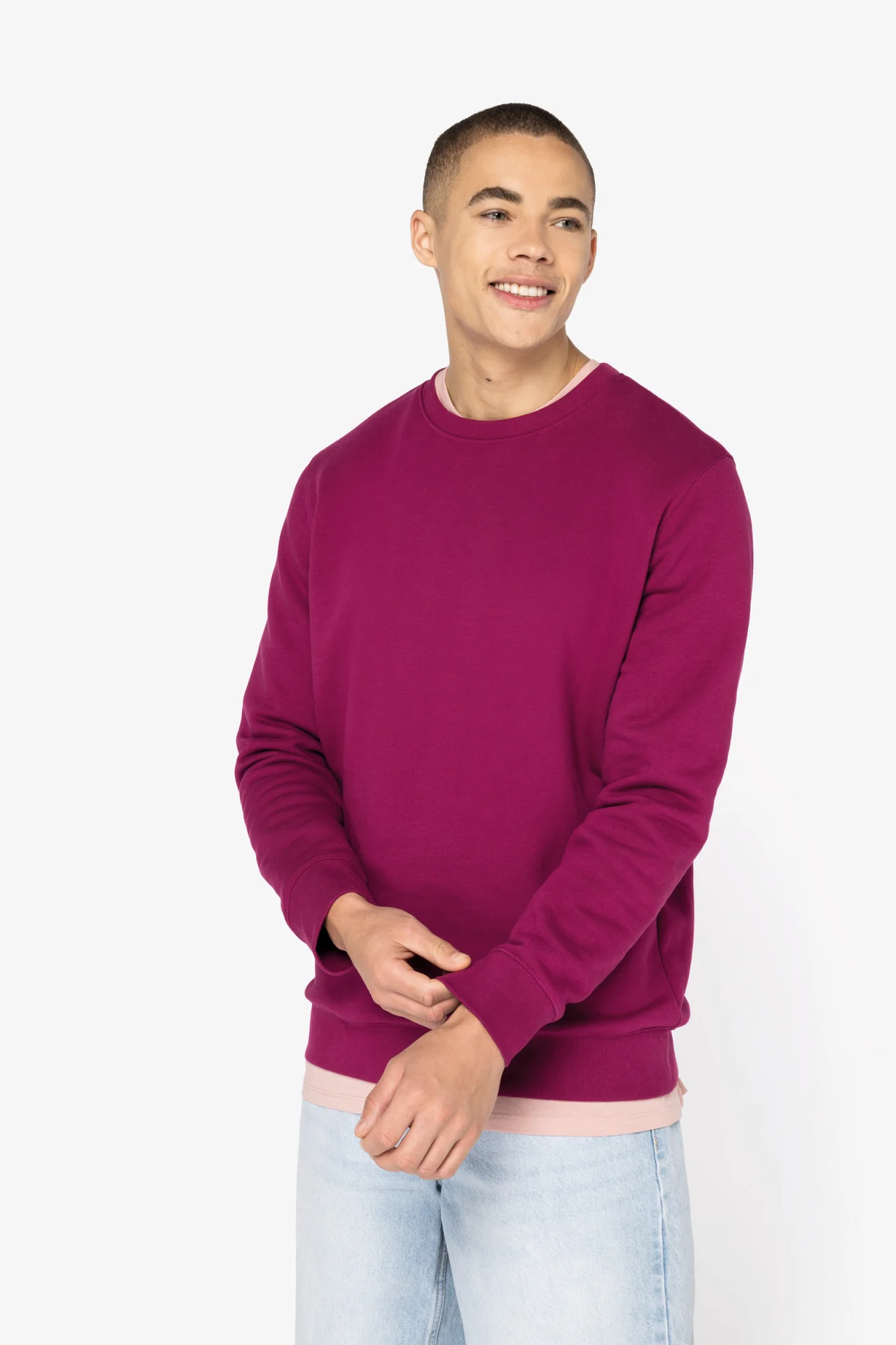 Native Spirit Ecologische uniseks sweater met ronde hals