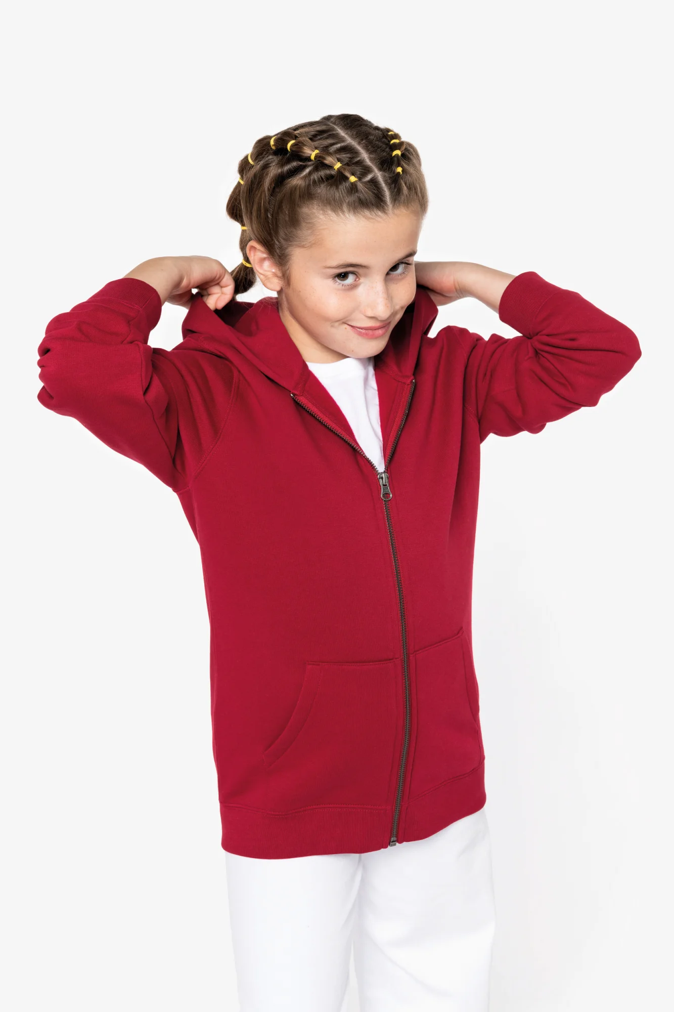 Native Spirit Ecologisch kindersweatvest met capuchon
