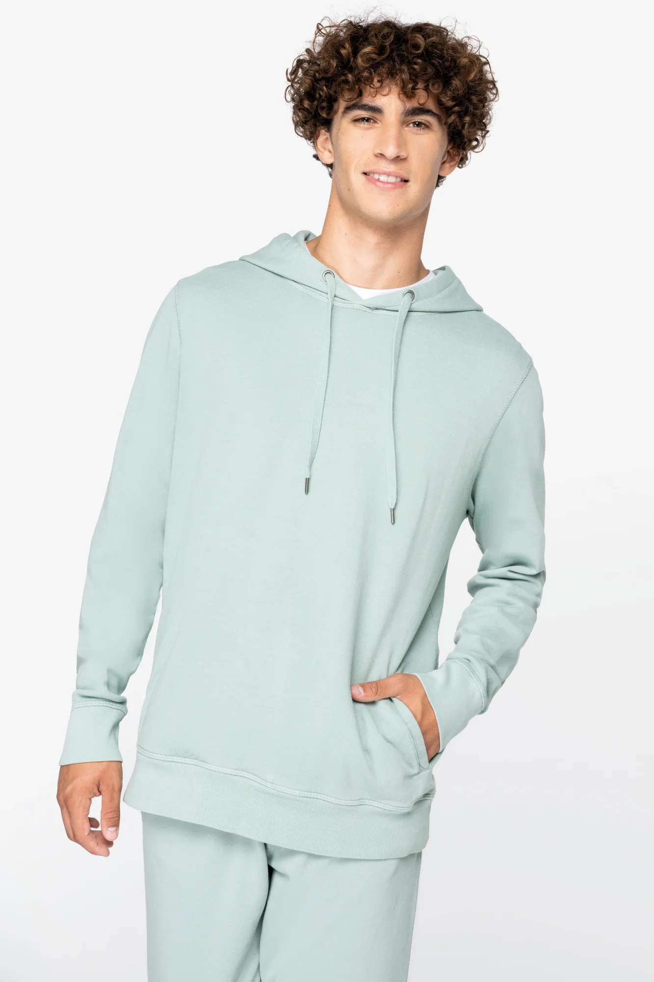 Native Spirit Ecologische uniseks sweater met capuchon French Terry