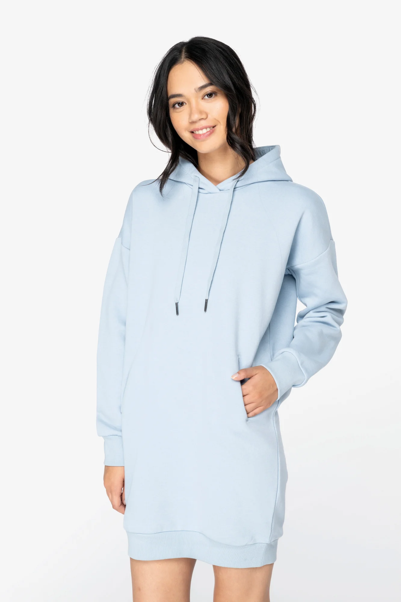 Native Spirit Ecologische sweaterjurk met capuchon