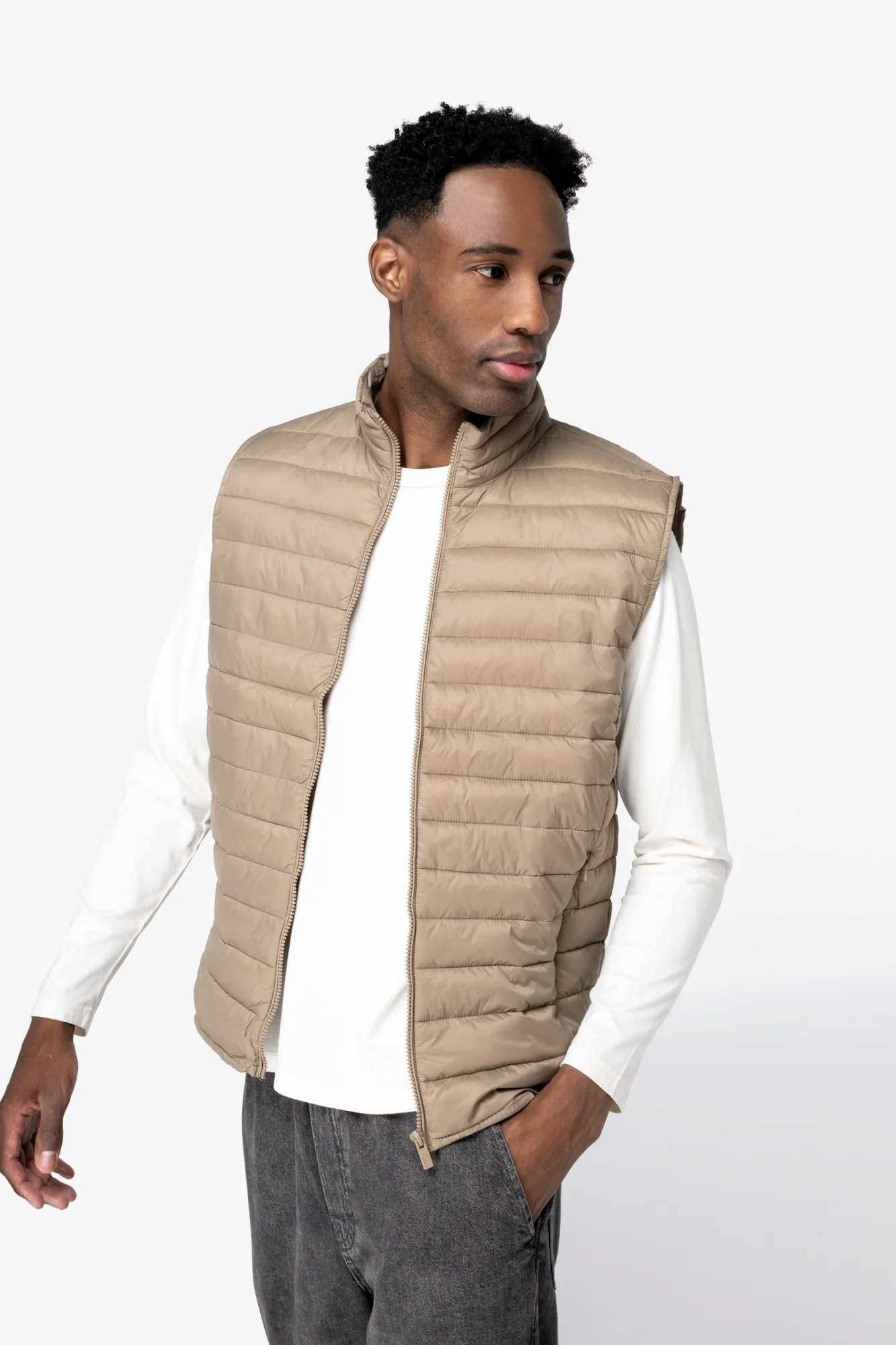 Native Spirit Ecologische lichte bodywarmer voor heren