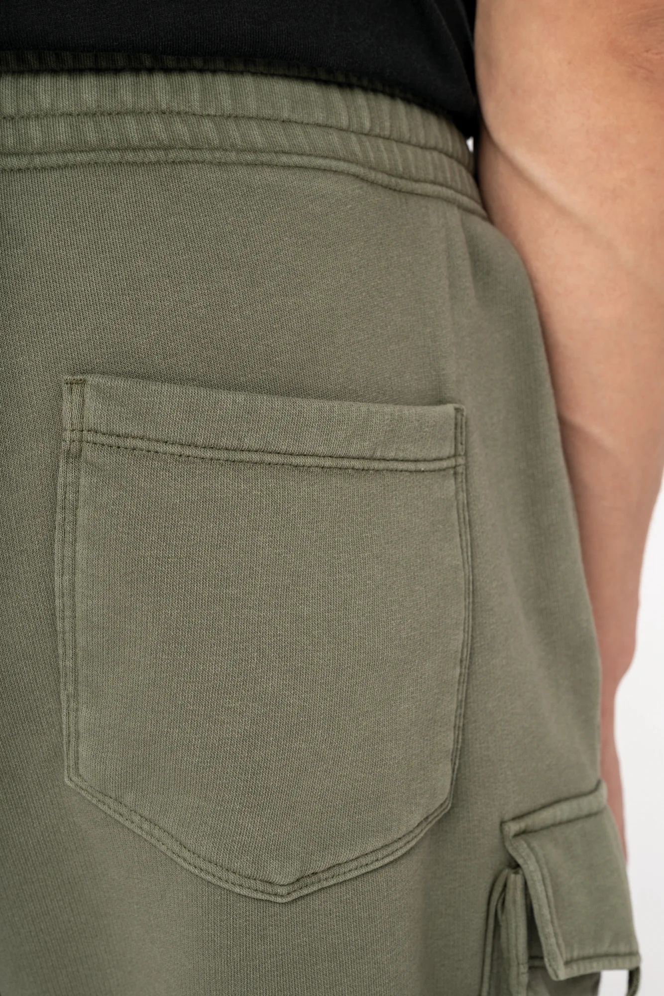 Native Spirit Duurzame verwassen herencargoshort van French Terry
