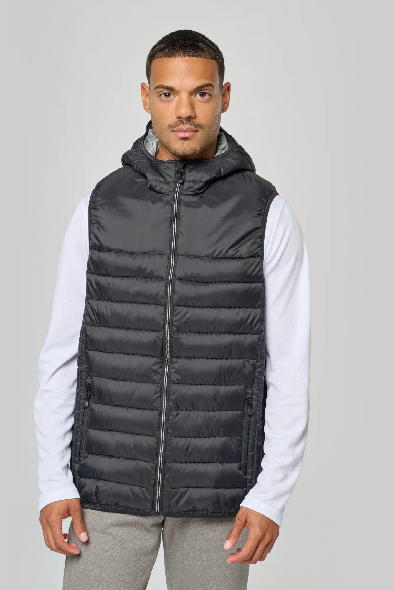 PROACT® Bodywarmer met capuchon volwassene
