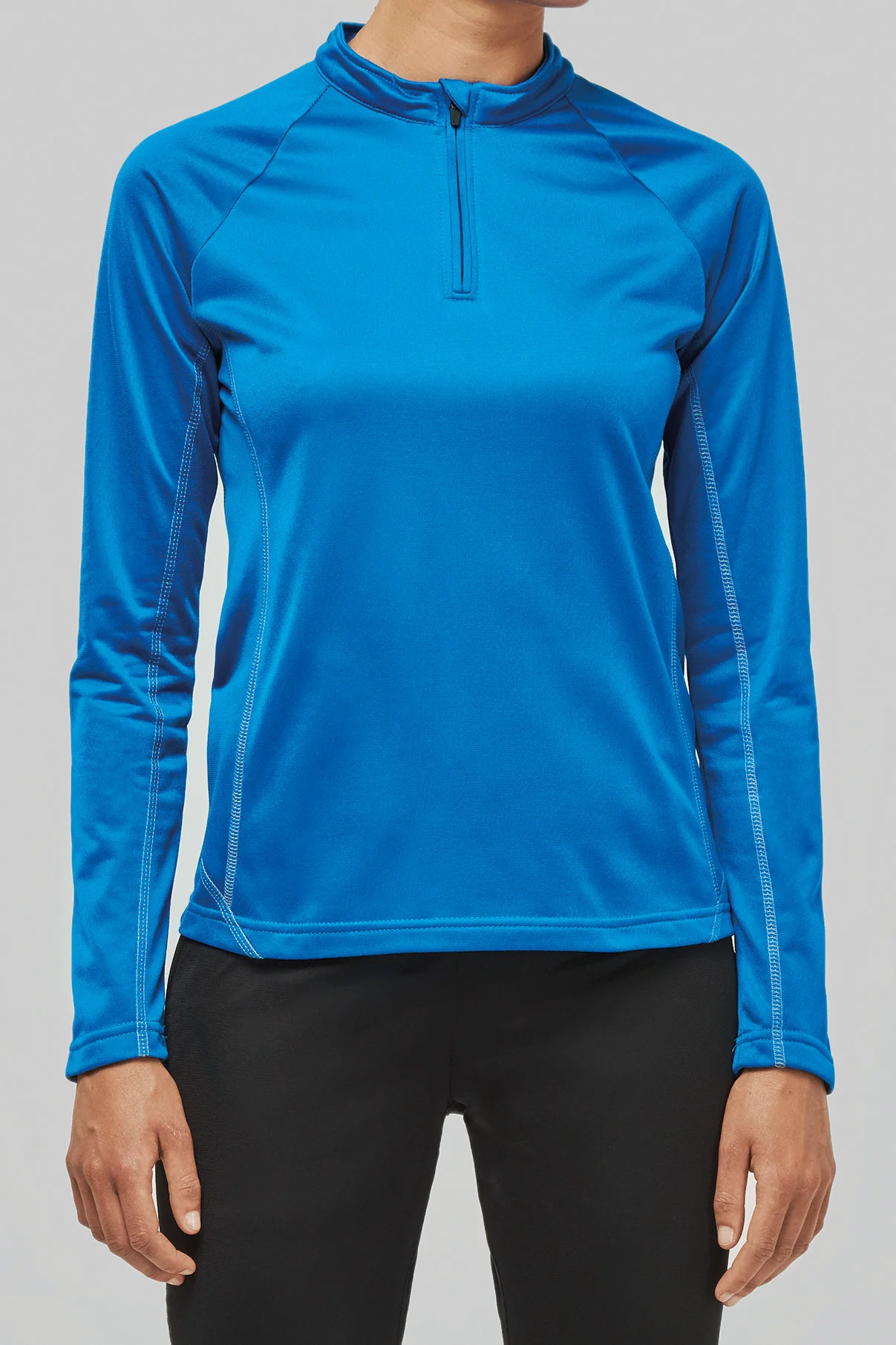 PROACT® Sport Top ¼ Zip met lange mouwen voor dames