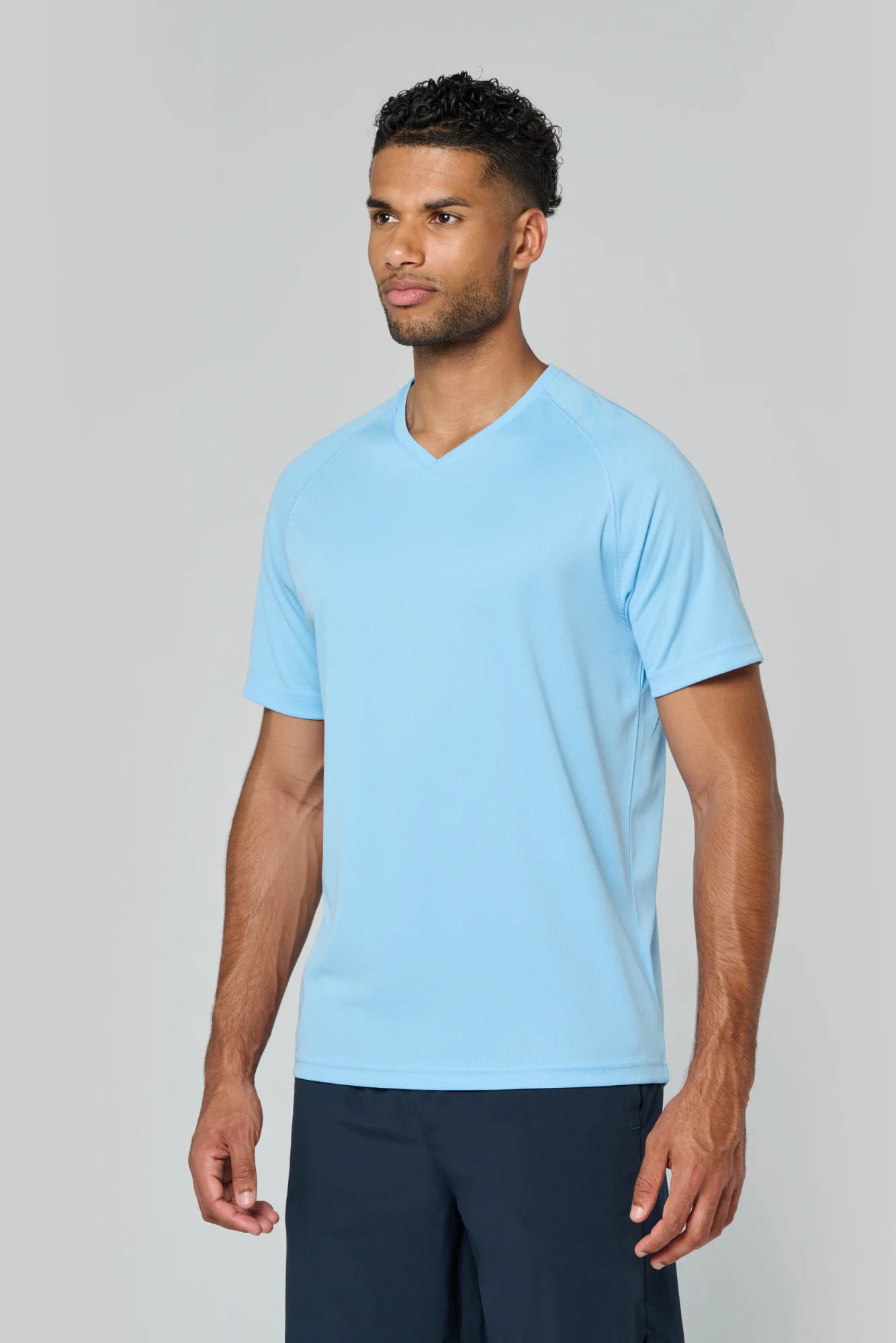 PROACT® Heren-sport-T-shirt V-hals