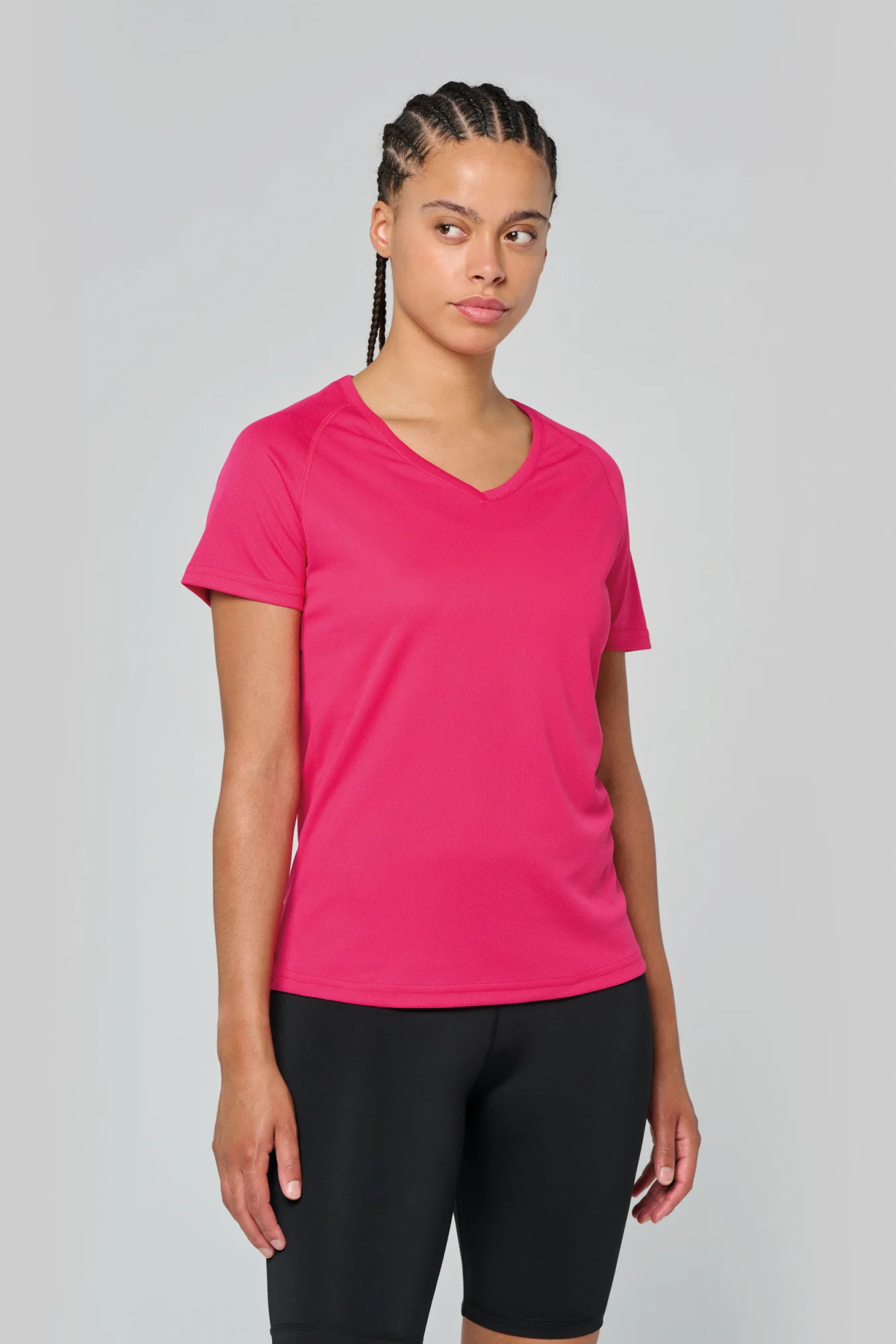 PROACT® Dames sport-T-shirt V-hals