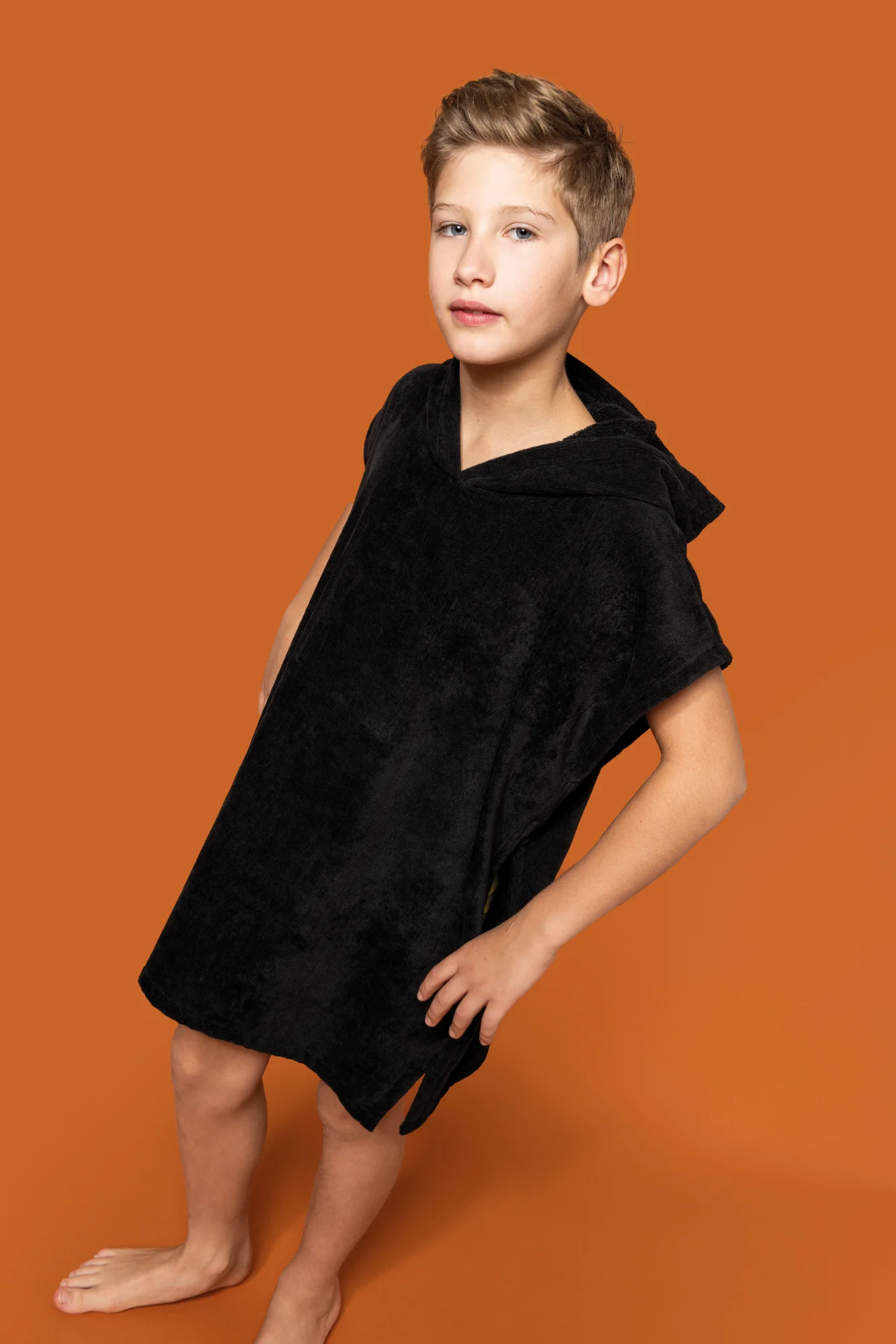 PROACT® Kinderponcho met capuchon van badstof