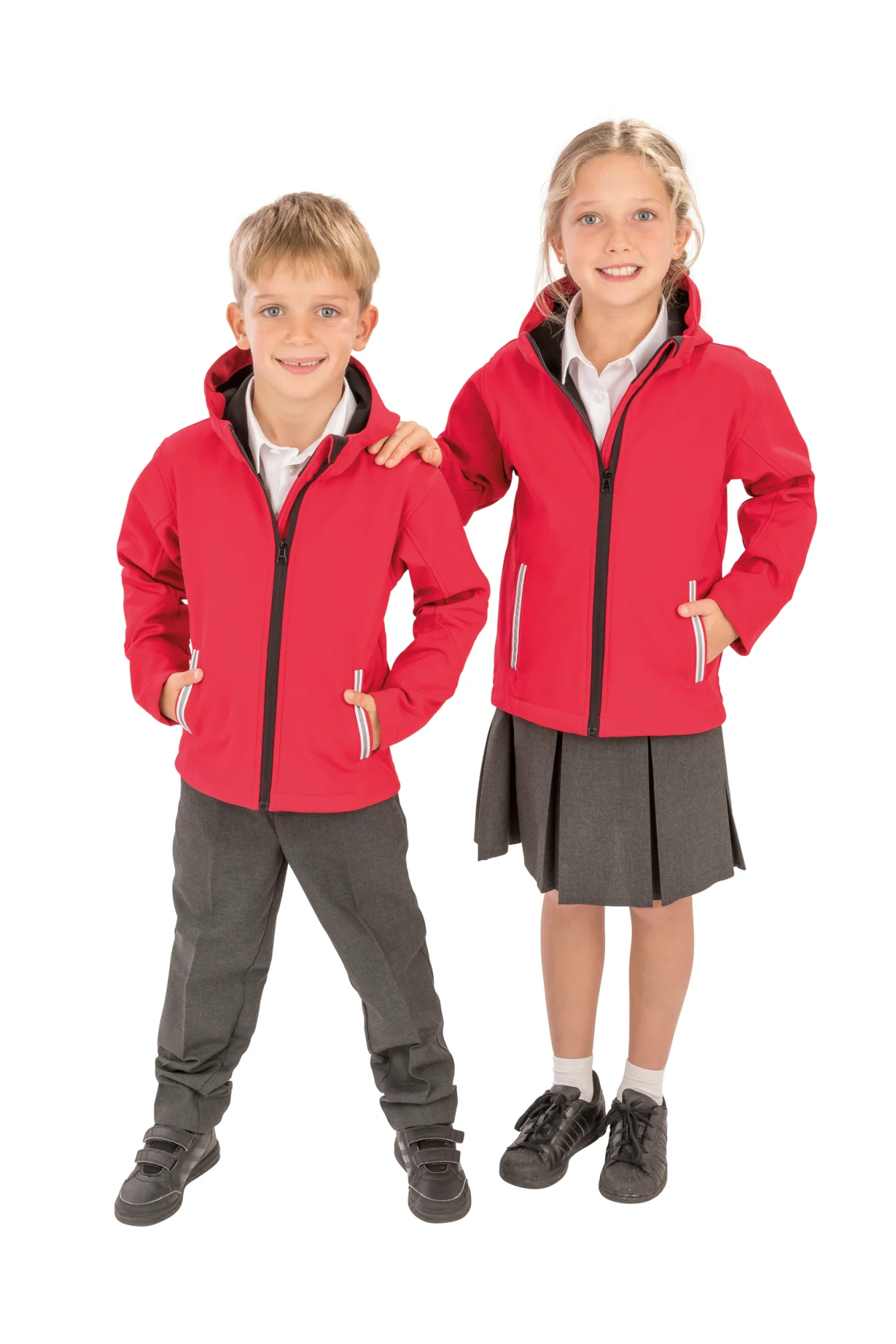 Result Kids Tx Performance Softshell met capuchon