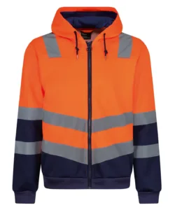 Pro hi-vis full zip hoodie