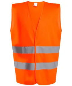 Pro hi-vis two-band easy print vest