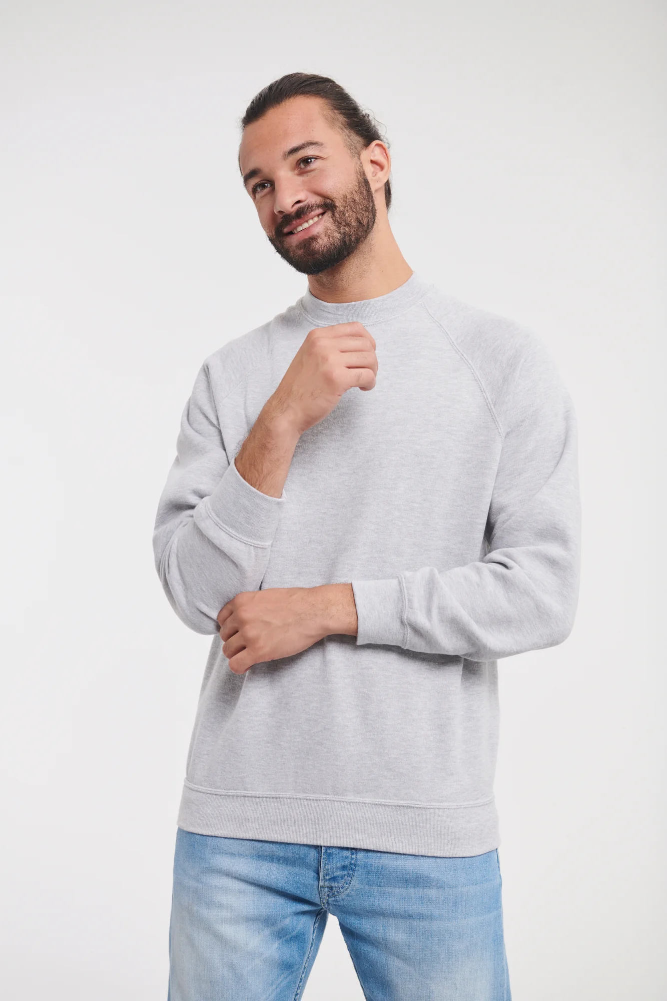 Russell Classic Sweater met ronde hals
