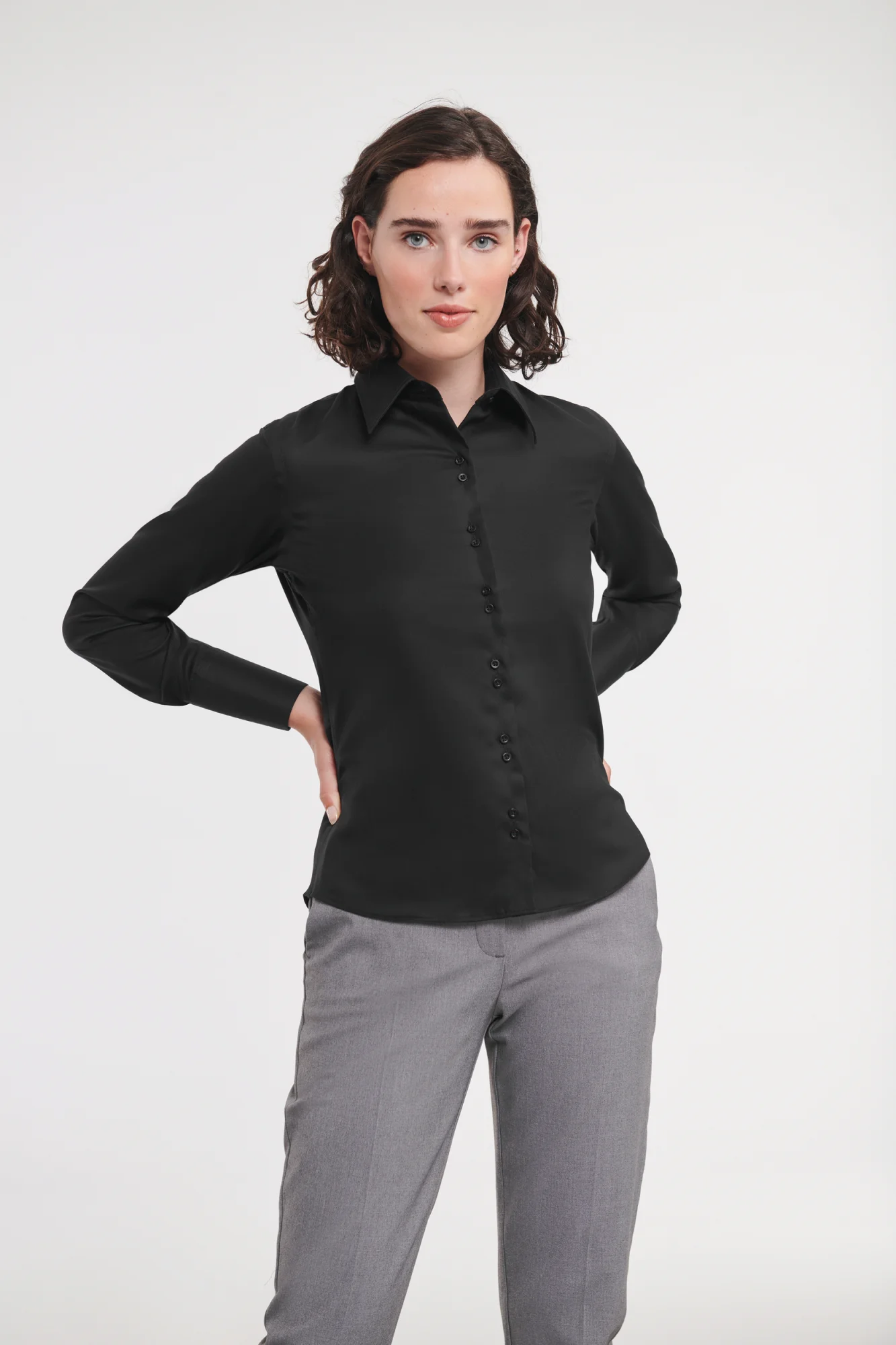 Russell Ladies' Long Sleeve Ultimate Non-iron Shirt