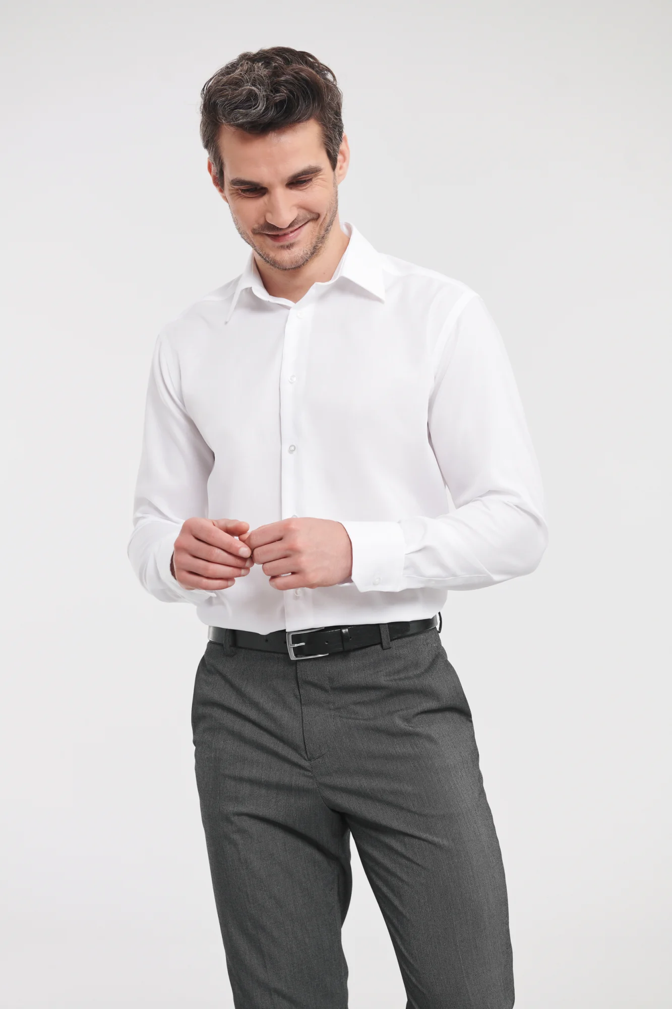 Russell Men's Tailored overhemd met lange mouwen - Ultimate non iron