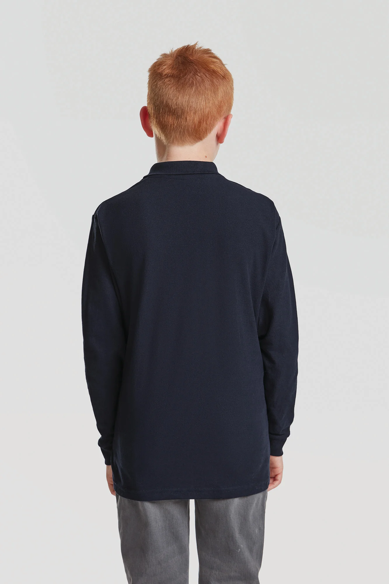 Fruit of the Loom 65/35 Polo met lange mouwen