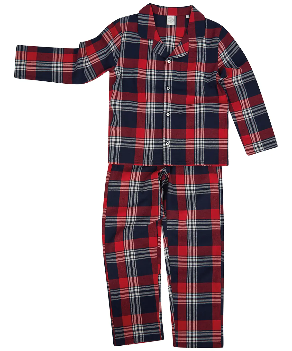SM074-Red/Navy Check