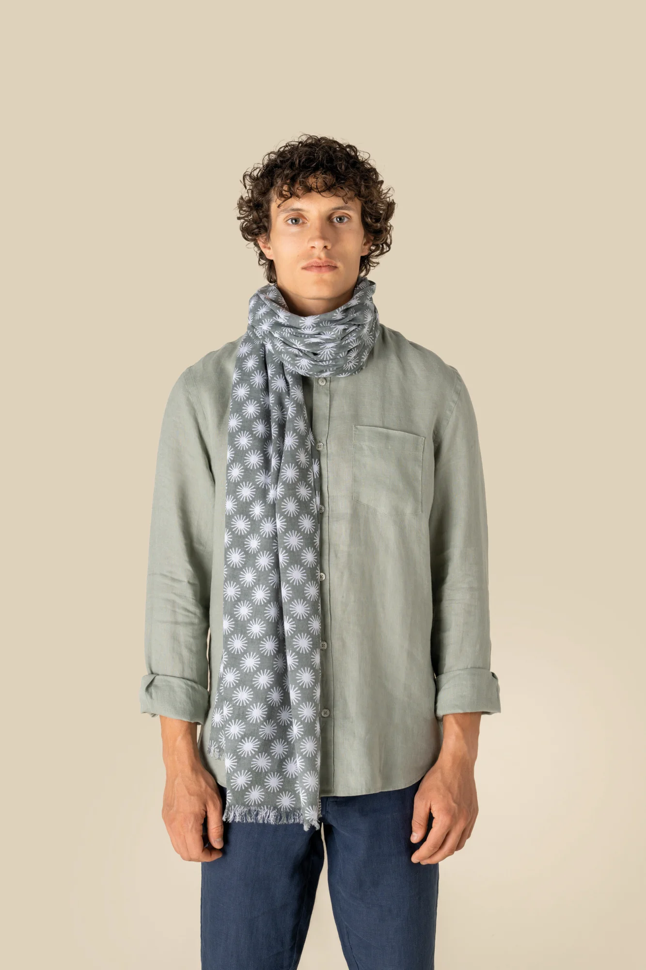 Spasso Uniseks tulbanddoek met motieven
